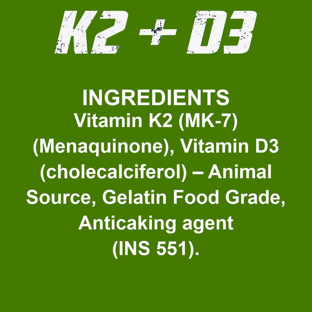 K2+ D3 (K2-55 MCG | D3- 1500 IU)