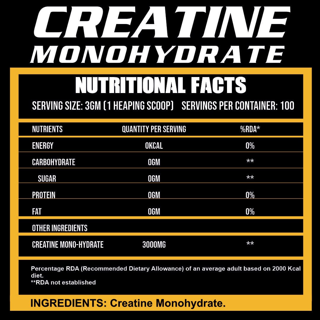 Creatine Monohydrate - Ripped Up Nutrition