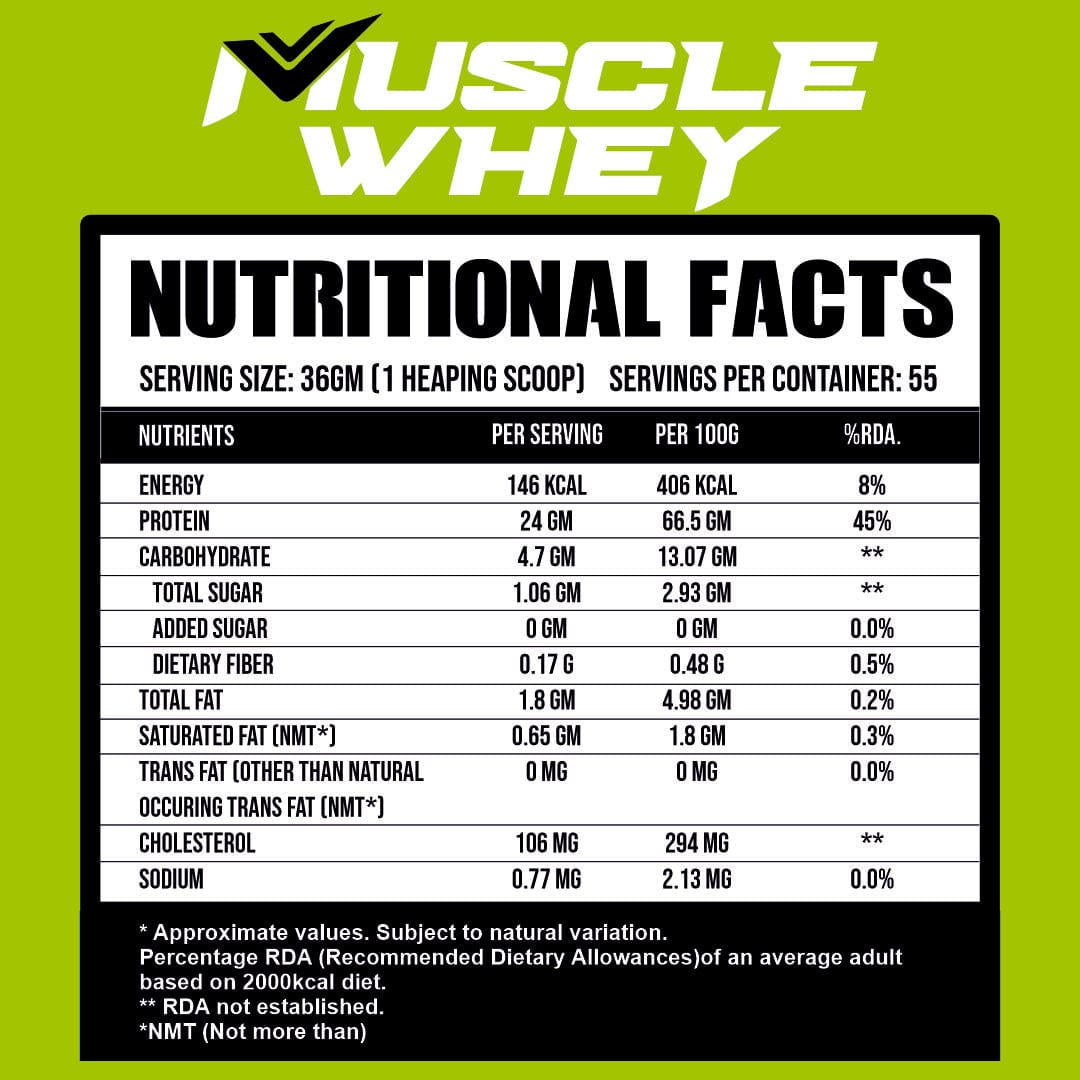 Muscle Whey - Ripped Up Nutrition