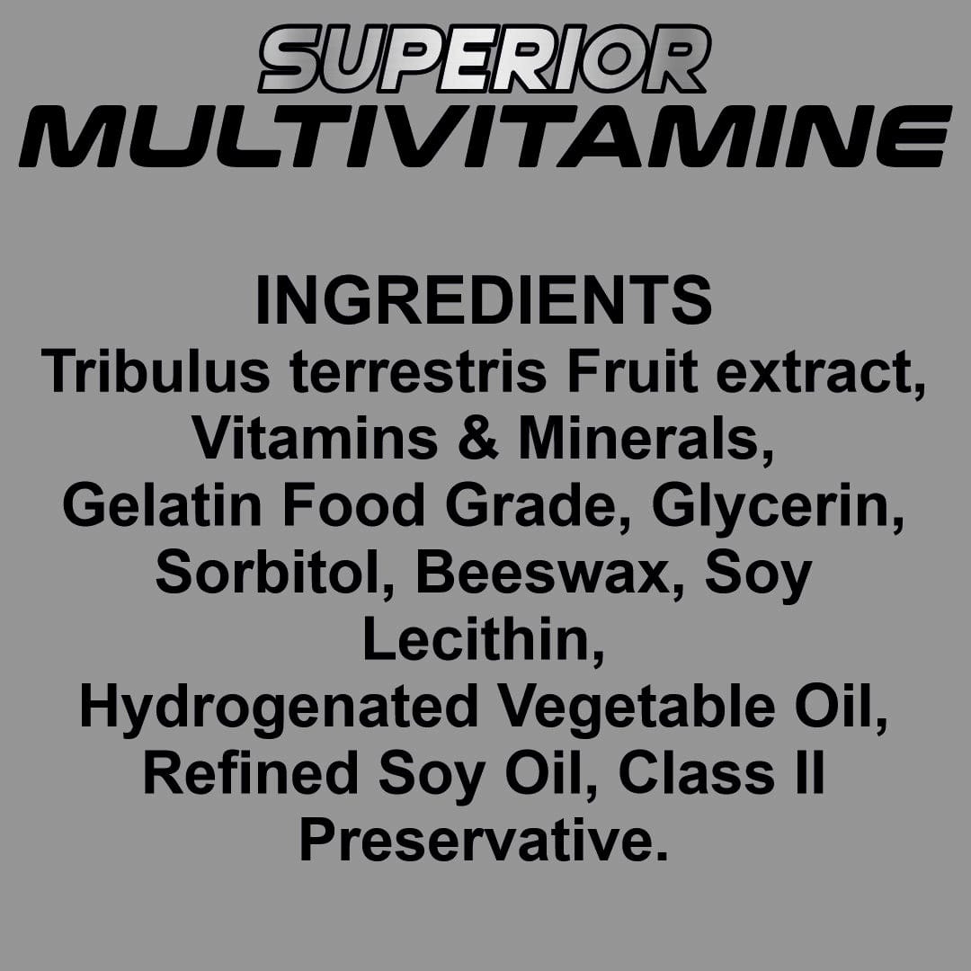 Superior Multi Vitamin + Testa Booster- 60 Softgel Capsule - Ripped Up Nutrition