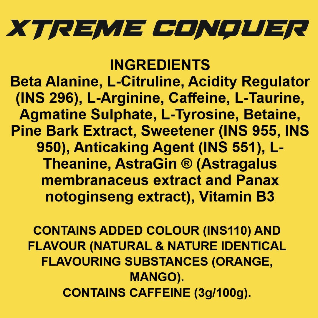 Conquer Xtreme Pre - Ripped Up Nutrition