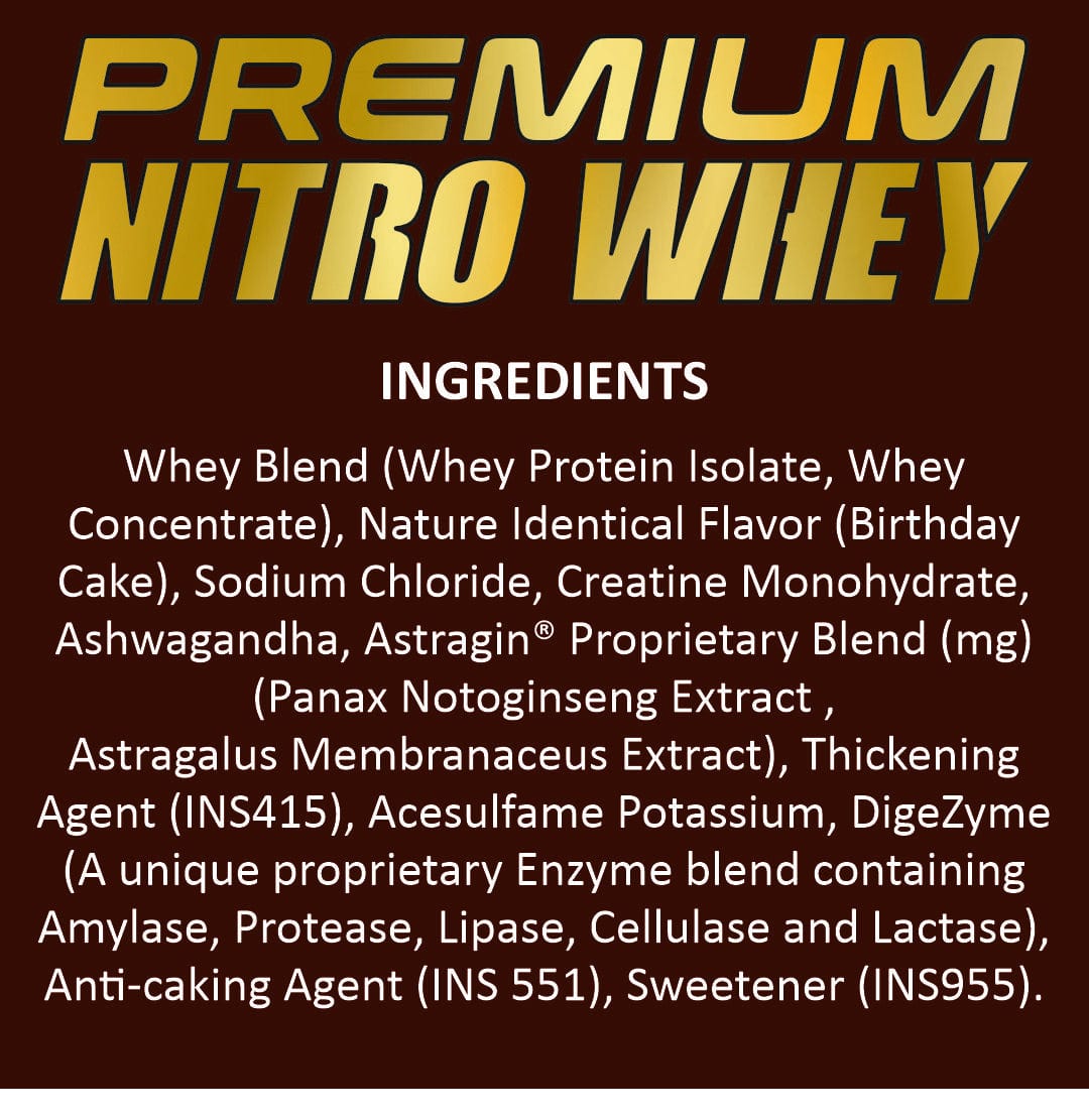 Premium Nitro Whey - Ripped Up Nutrition