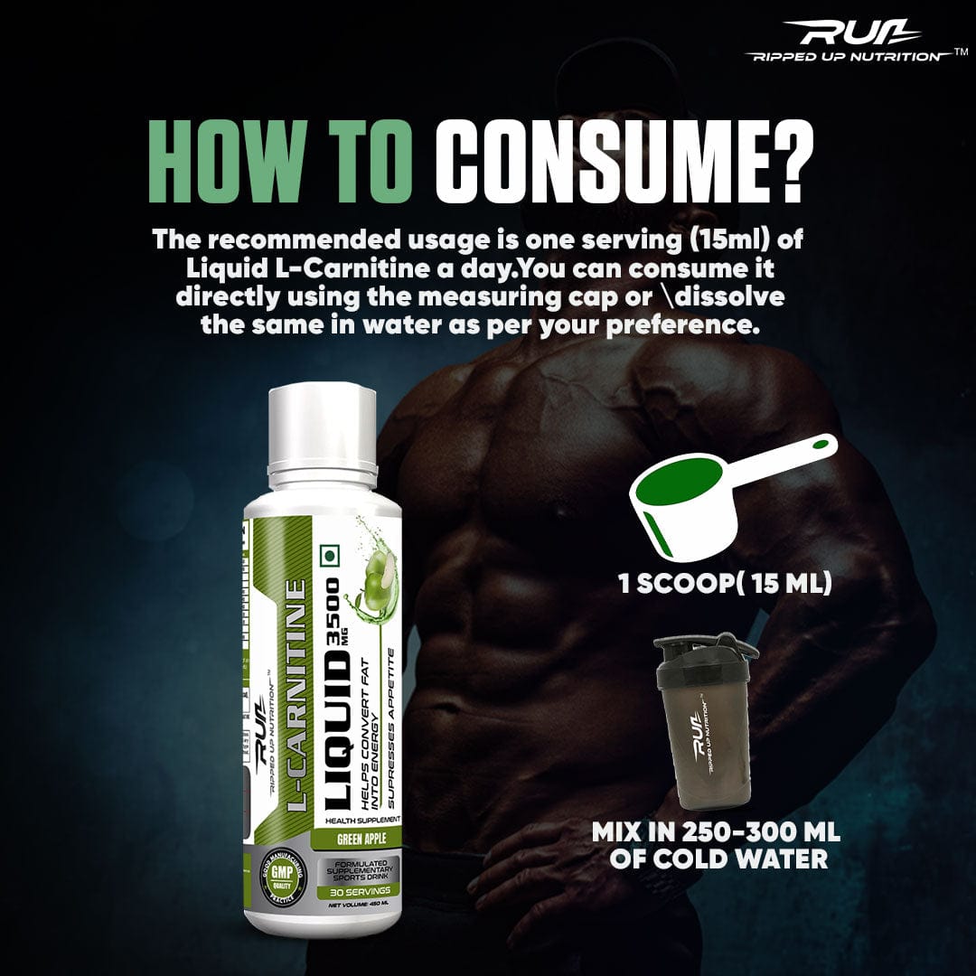 Liquid L-Carnitine 3500MG - Ripped Up Nutrition