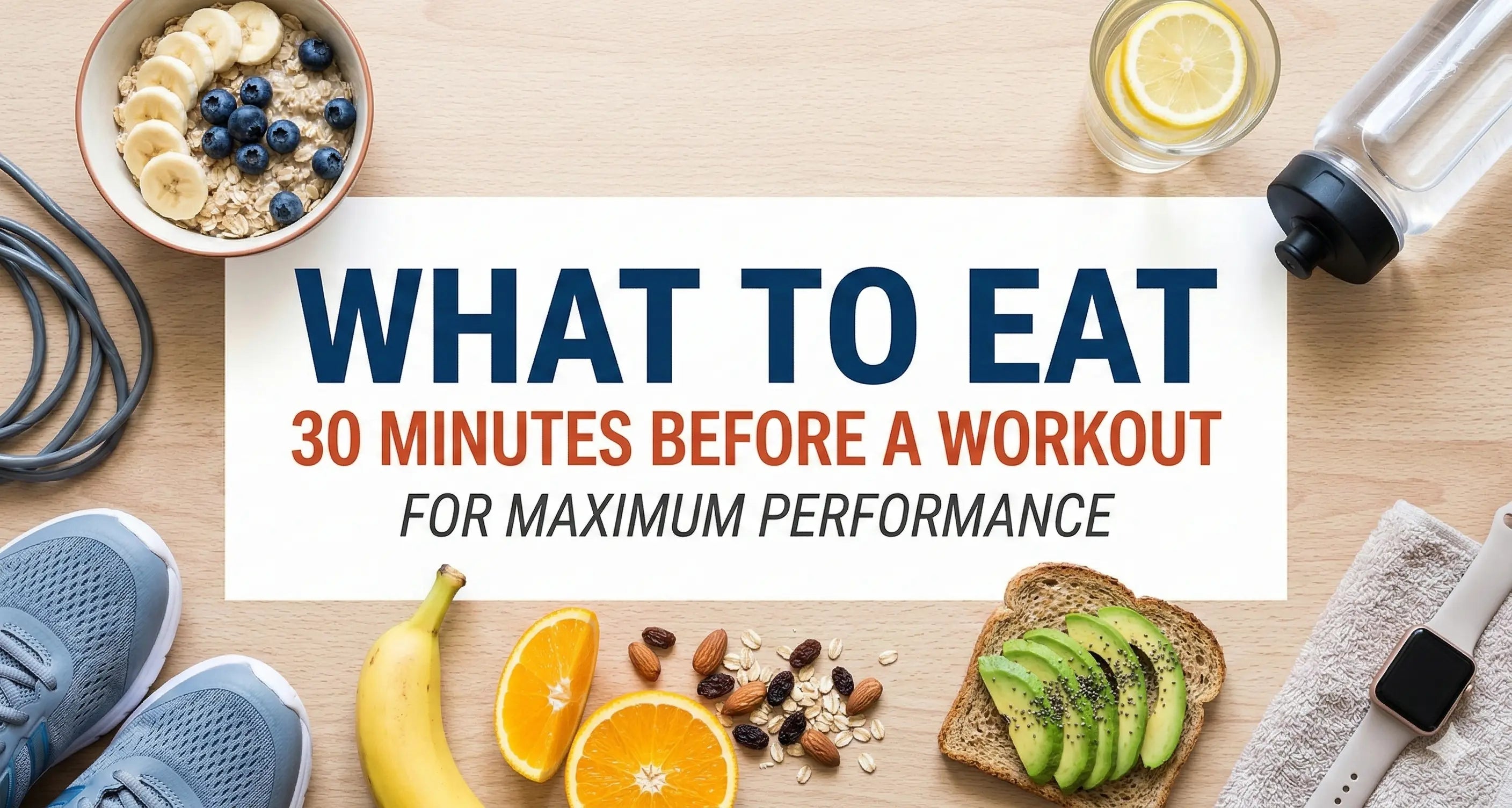 What to Eat 30 Minutes Before a Workout for Maximum Performance