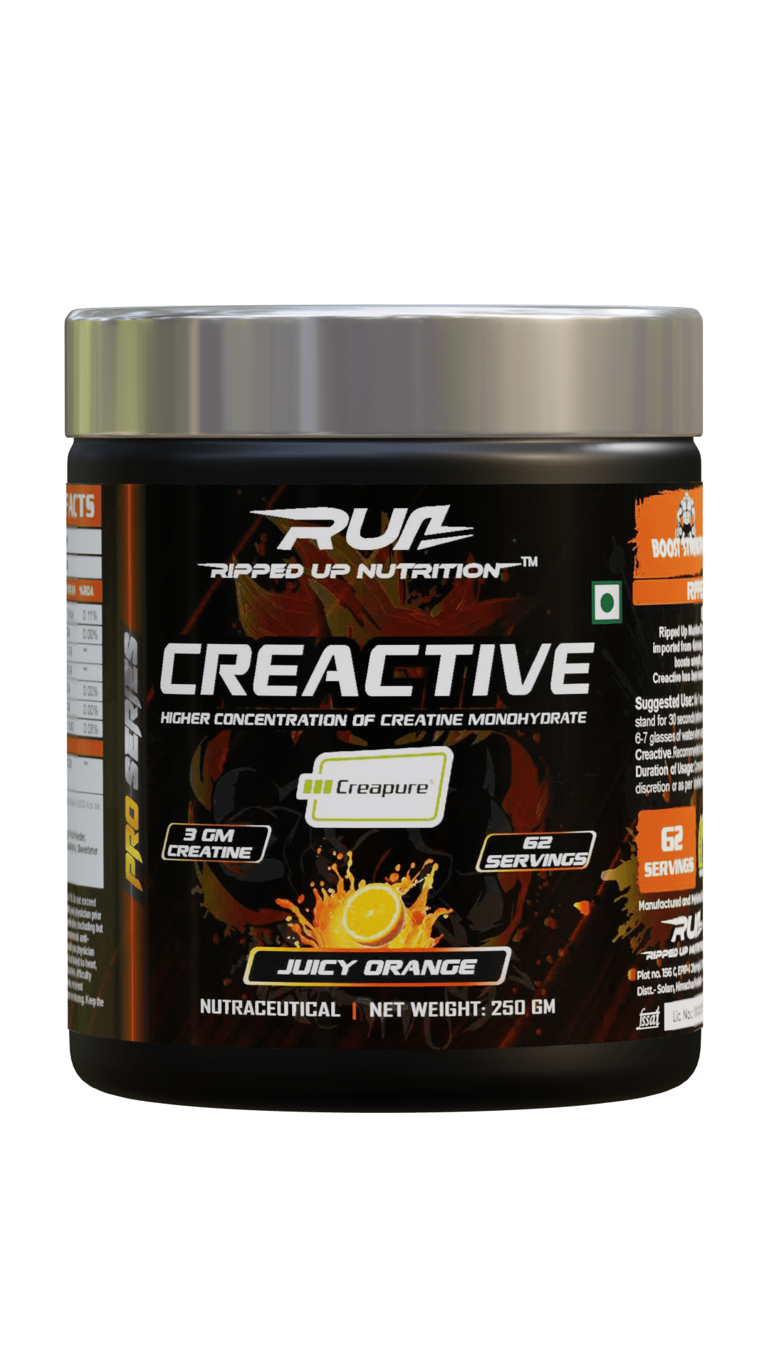 Creactive- Creapure® Creatine Monohydrate - Ripped Up Nutrition