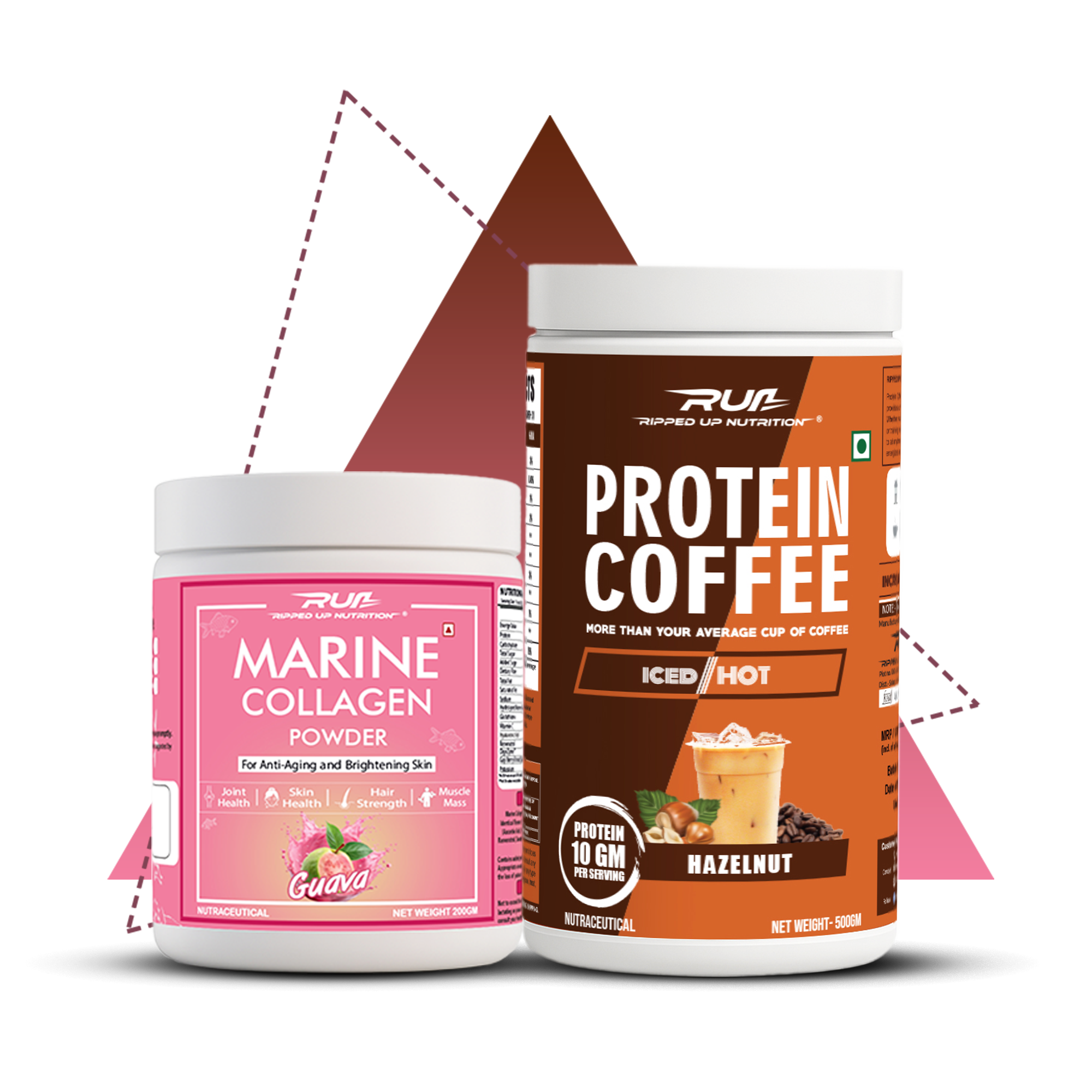 RIPPED ARMY EXCLUSIVE - Protein Coffee(250g)+ Marine Collagen(200g)