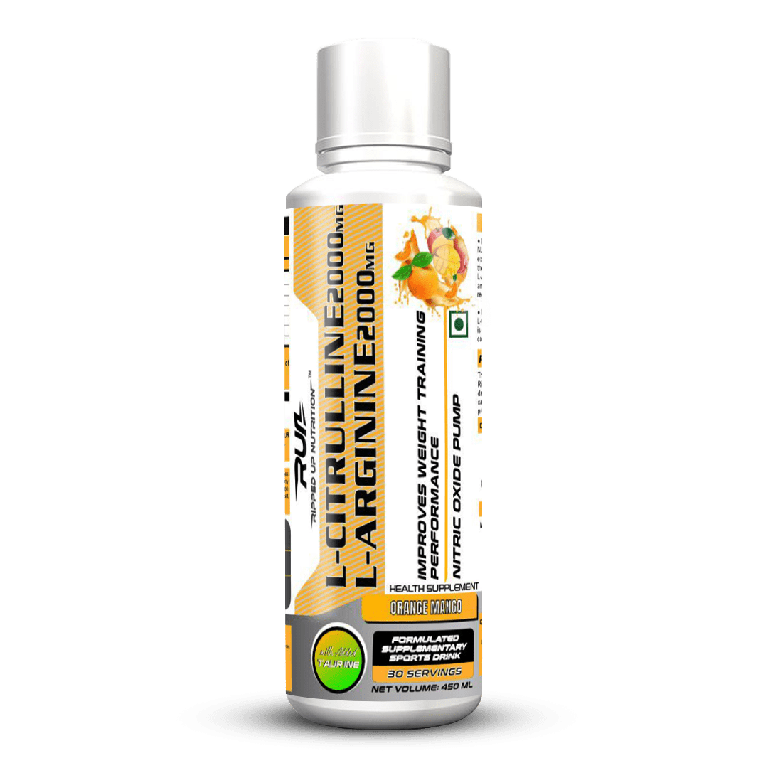 Liquid L- Citrulline + L- Arginine + Taurine - Ripped Up Nutrition