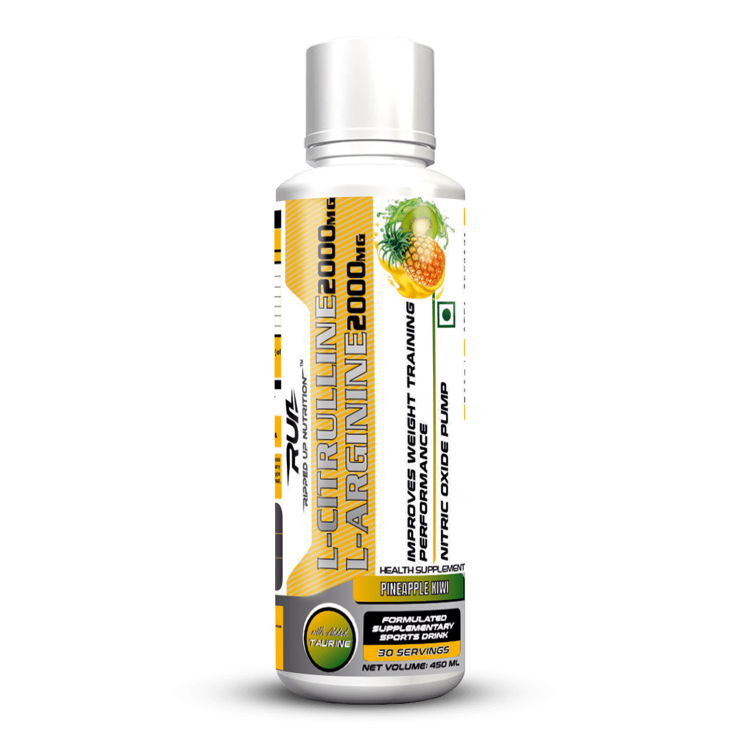 Liquid L- Citrulline + L- Arginine + Taurine - Ripped Up Nutrition