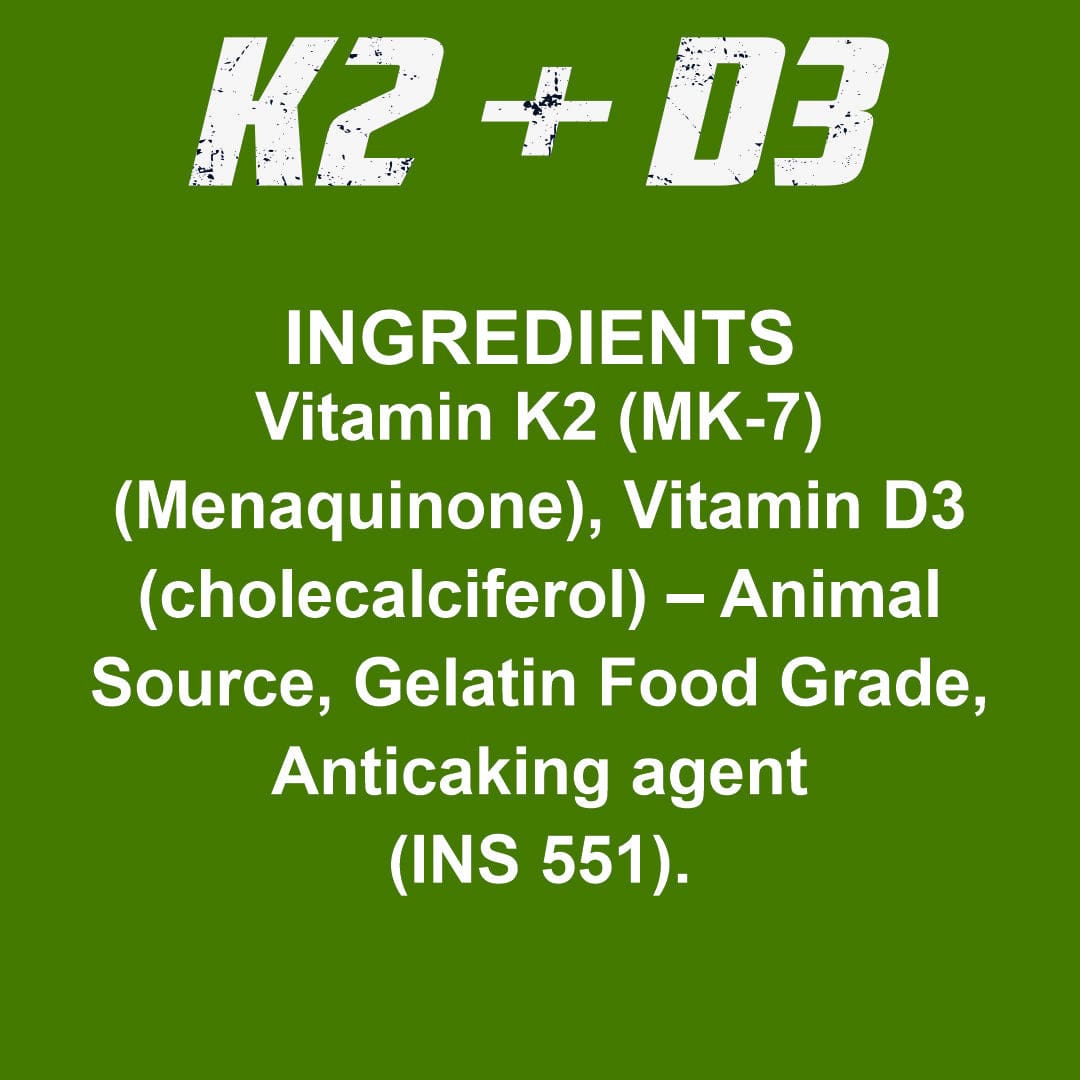 K2+ D3 (K2-55 MCG | D3- 1500 IU)-