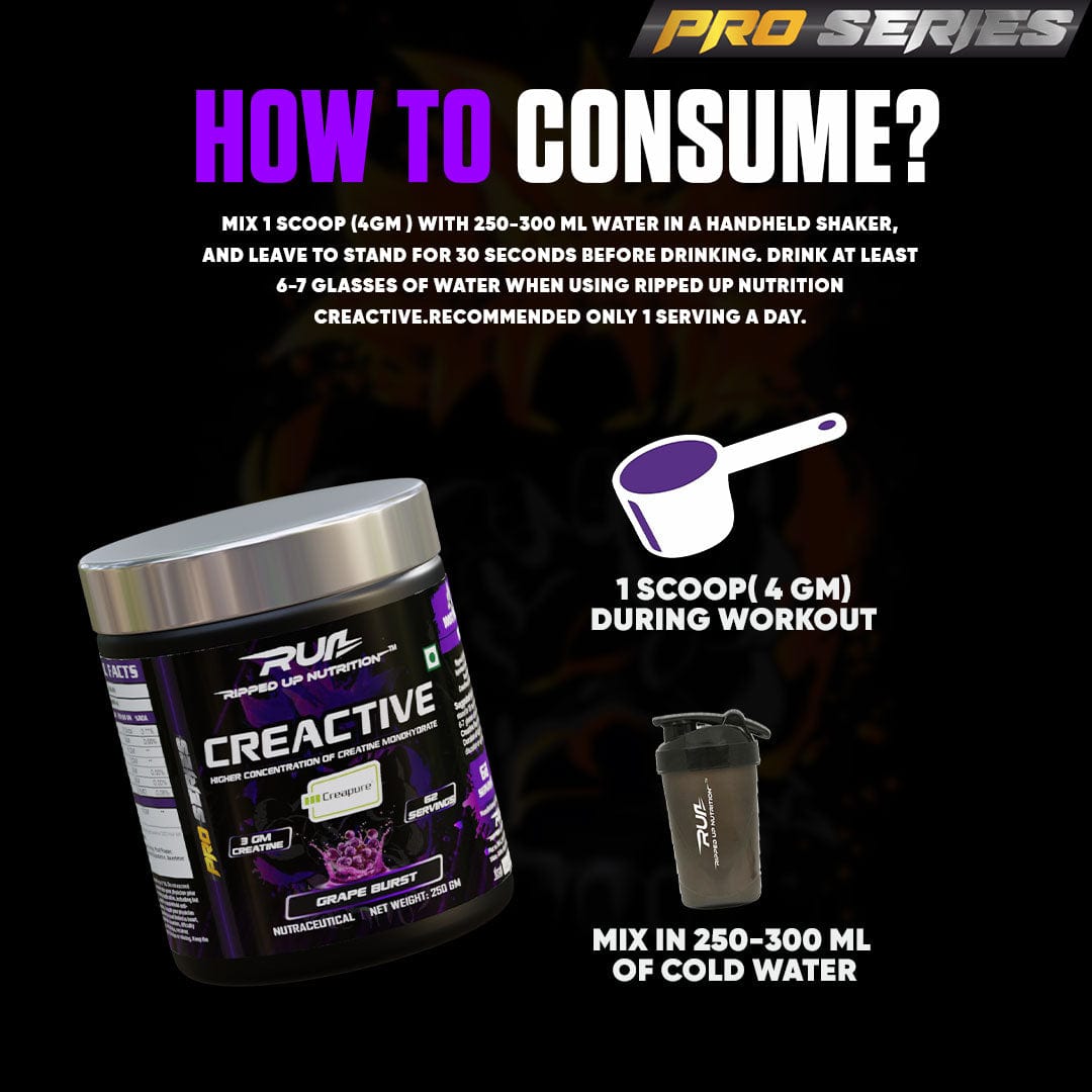 Creactive- Creapure® Creatine Monohydrate - Ripped Up Nutrition