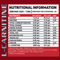 Liquid L - Carnitine 3500MG - Ripped Up Nutrition