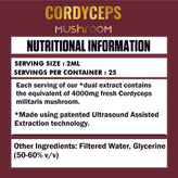 Cordyceps Mushroom Liquid Extract