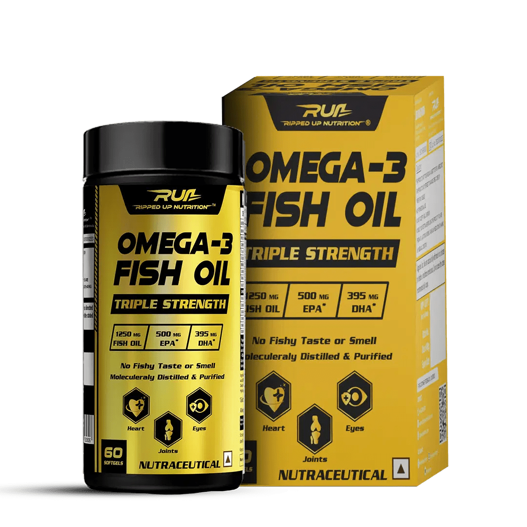 Omega - 3 Fish Oil (Triple Strength) - Ripped Up Nutrition