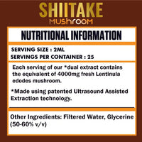 Shitake Mushroom Liquid Extract - Ripped Up Nutrition