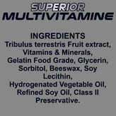 Superior Multi Vitamin + Testa Booster - 60 Softgel Capsule - Ripped Up Nutrition